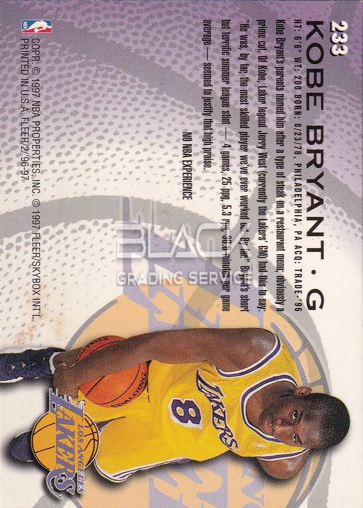 Back - fleer Rookie