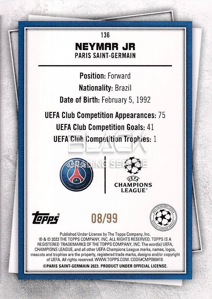 Back - Topps UCL Competition Superstars