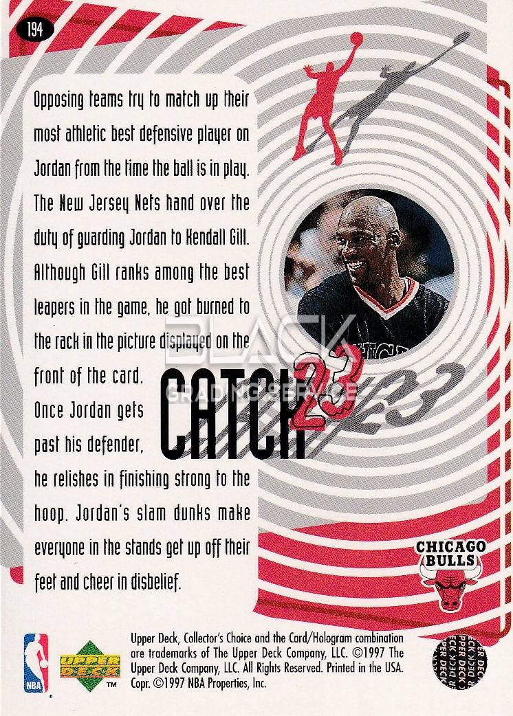 Back - Upper Deck Collector's Choice Catch 23 - Strong Finish