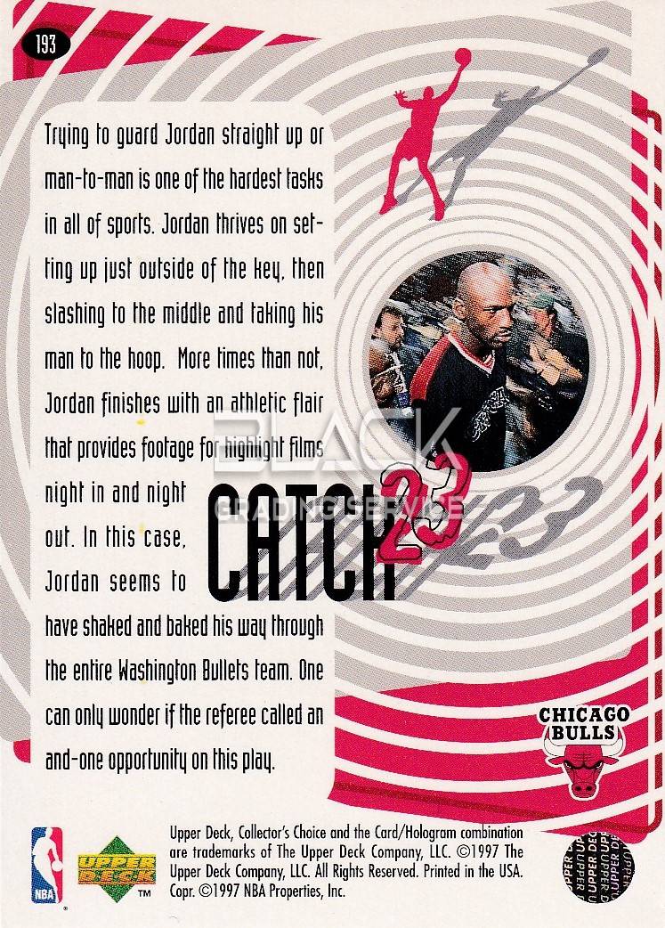 Back - Upper Deck Collector's Choice Catch 23 - Shake and Bake