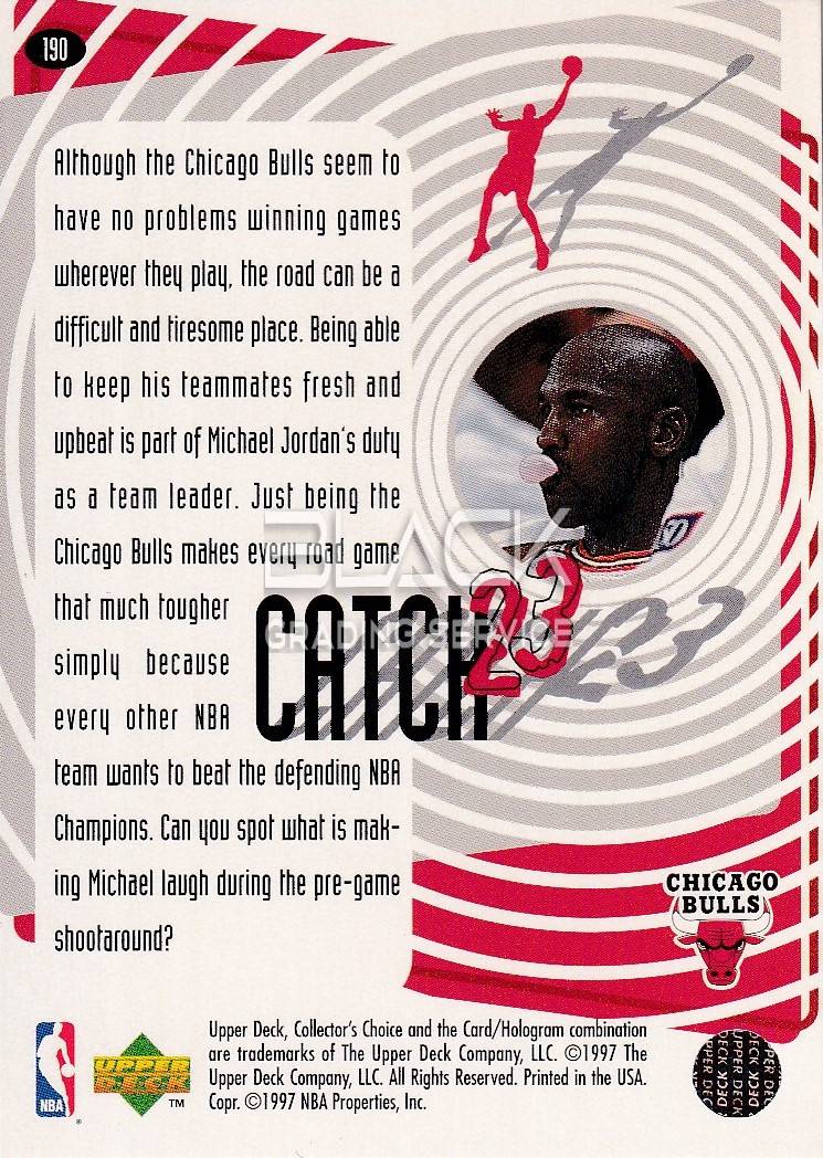 Back - Upper Deck Collector's Choice Catch 23 - Trav. Ro. Show