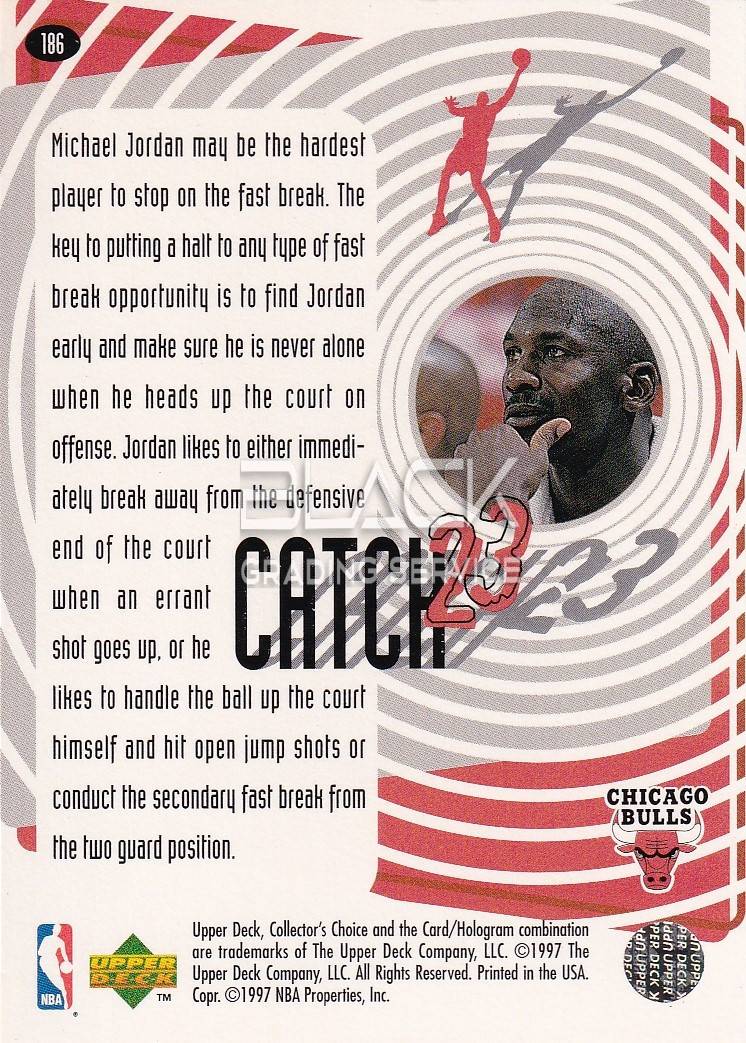 Back - Upper Deck Collector's Choice Catch 23 - Fast Break