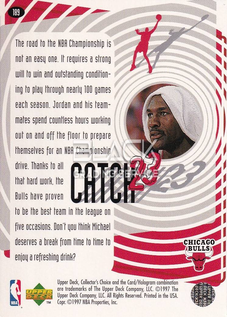 Back - Upper Deck Collector's Choice Catch 23 - Champ. Drive