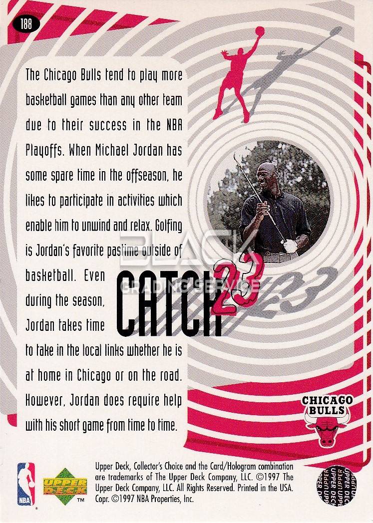 Back - Upper Deck Collector's Choice Catch 23 - Fav. Pastimes