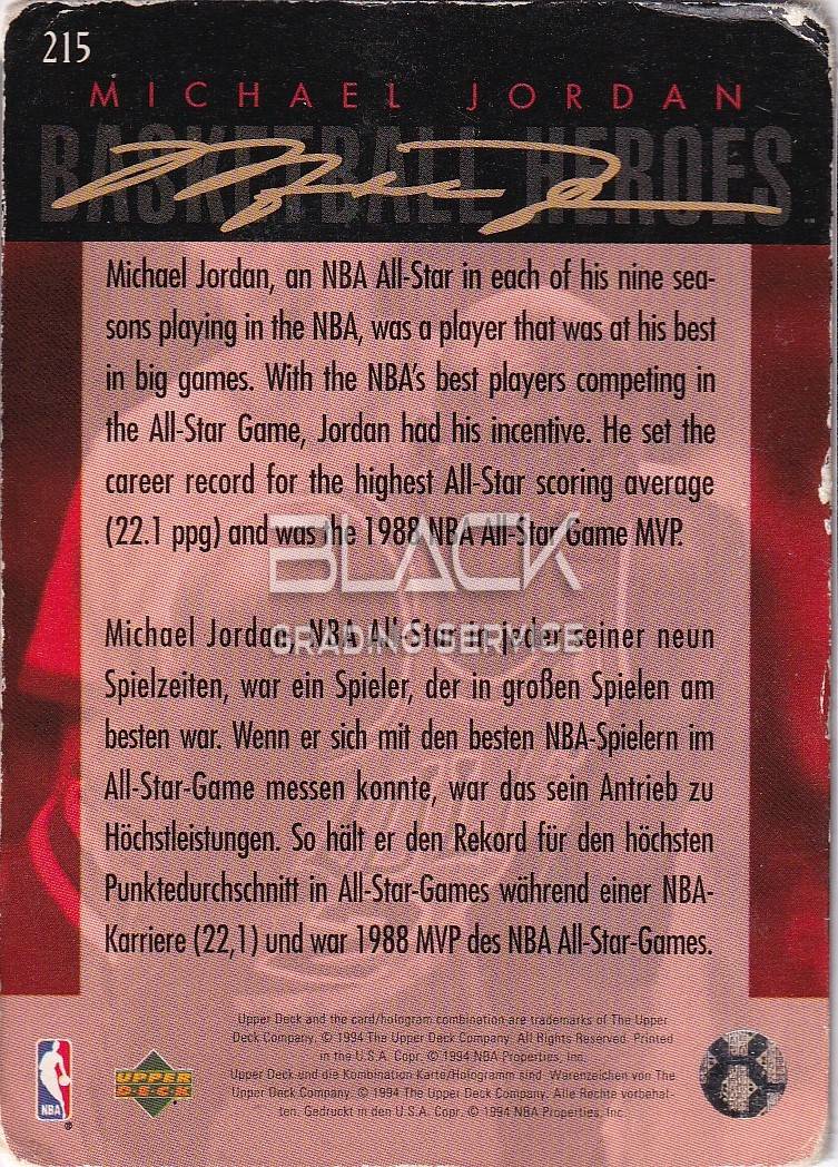 Back - Upper Deck Collector's Choice 1985-93 Nine - Time NBA ALL - Star