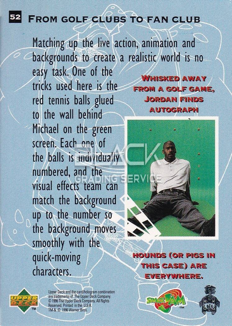 Back - U.D. Space Jam From Golf Clubs To Fan Club