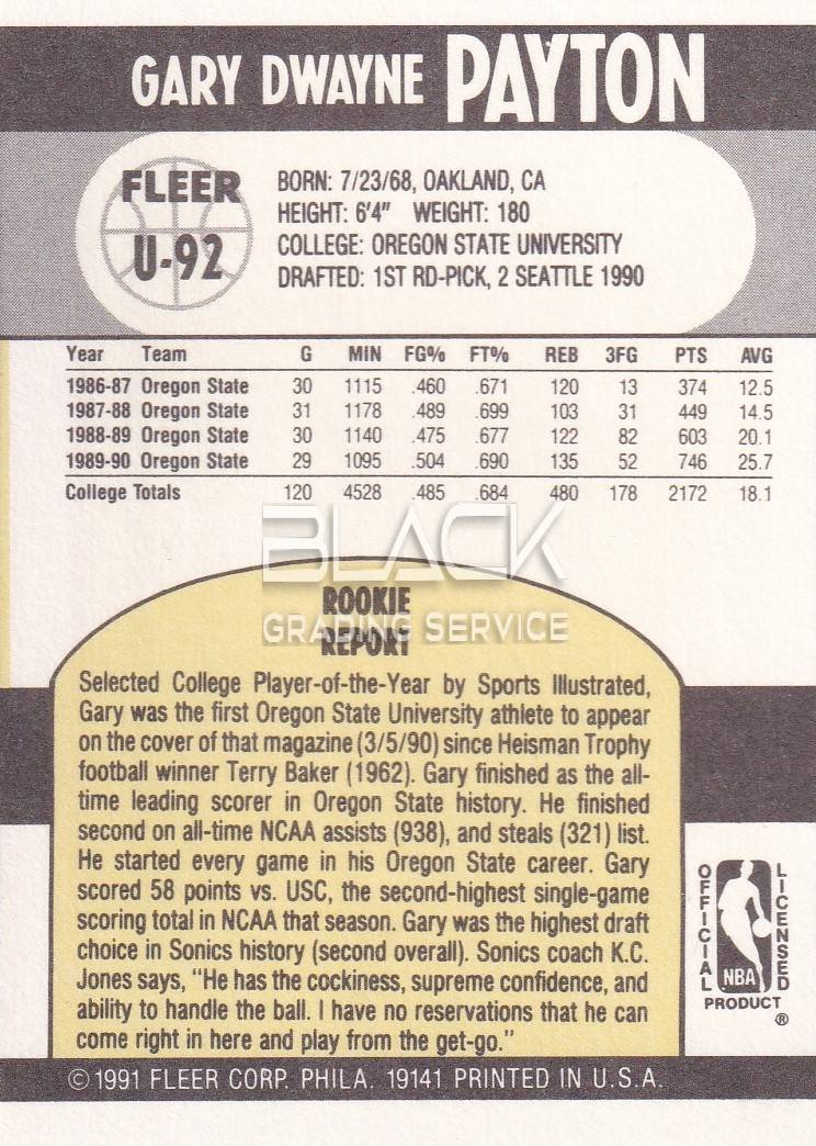 Back - Fleer´90 Update 