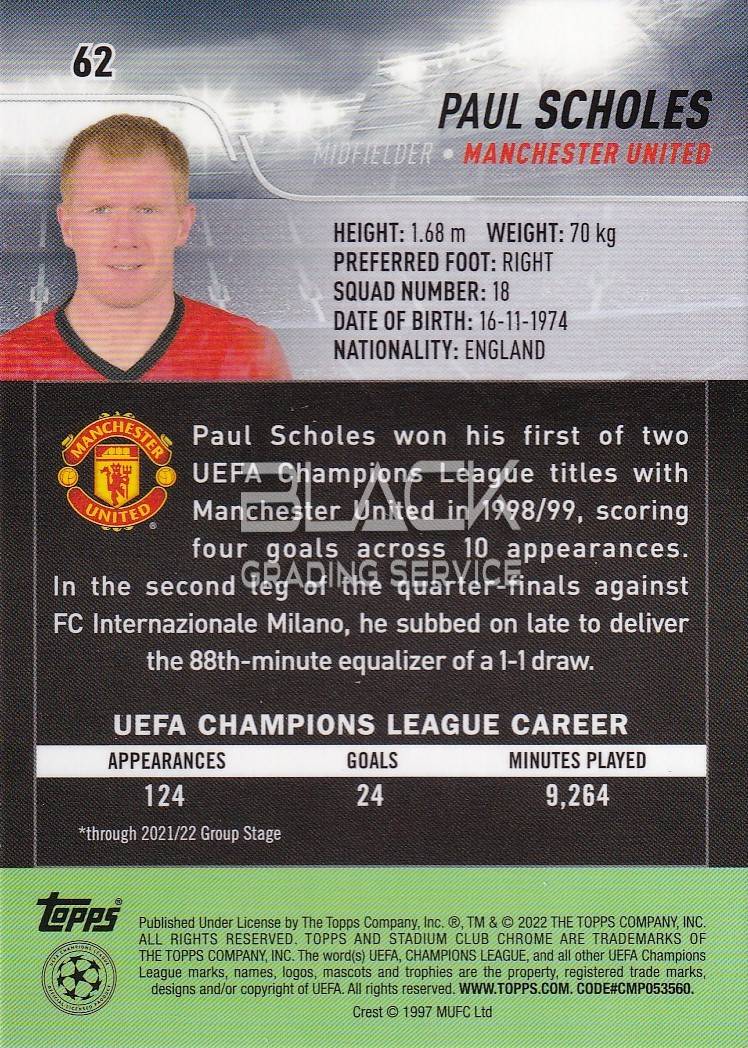 Back - Topps UEFA CL Stadium Club Chrome