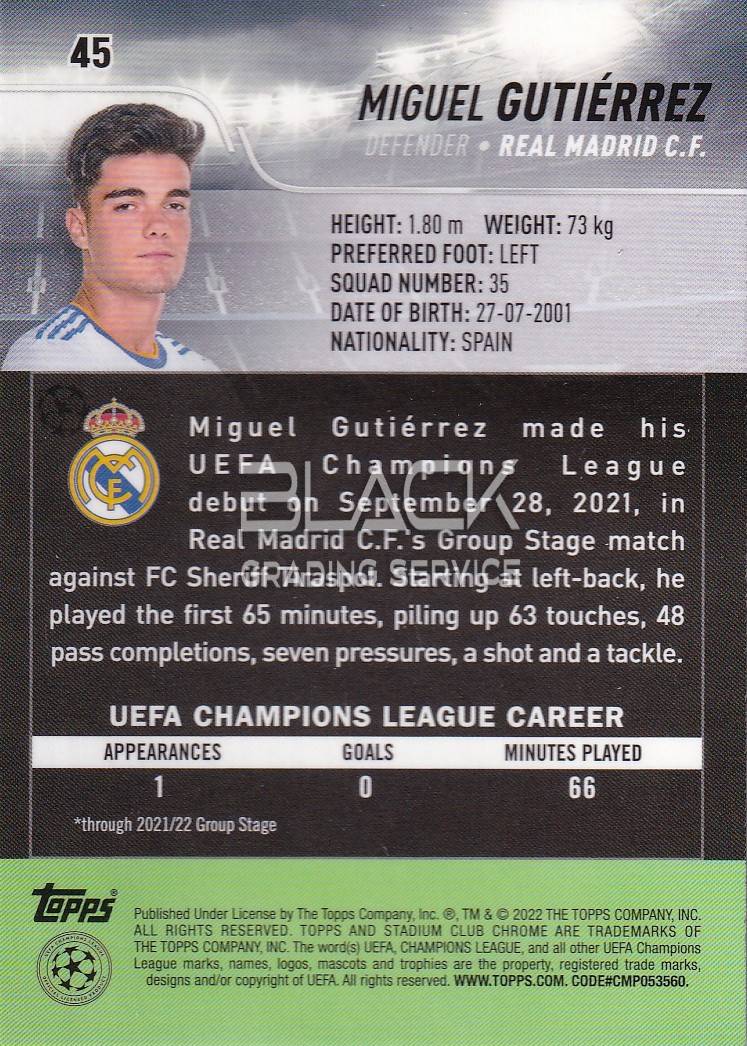 Back - Topps UEFA CL Stadium Club Chrome