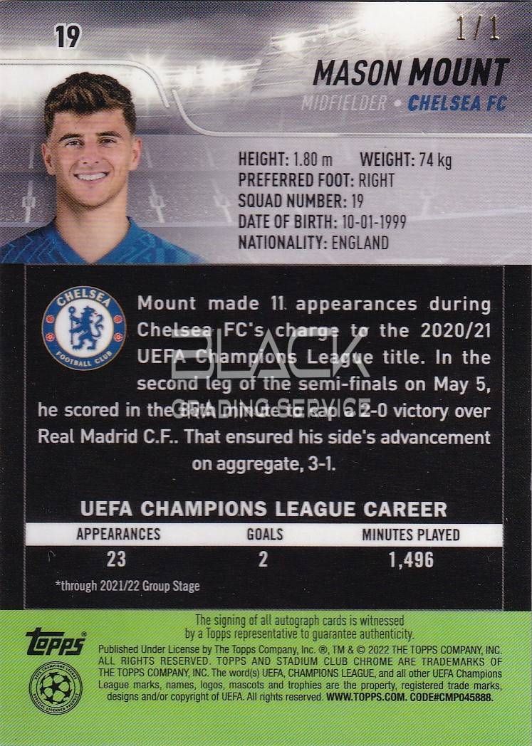 Back - Topps UEFA CL Stadium Club Chrome