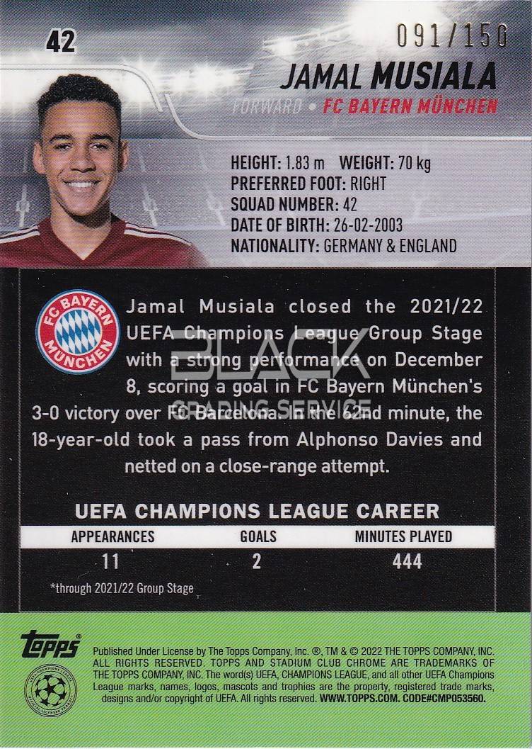 Back - Topps UEFA CL Stadium Club Chrome