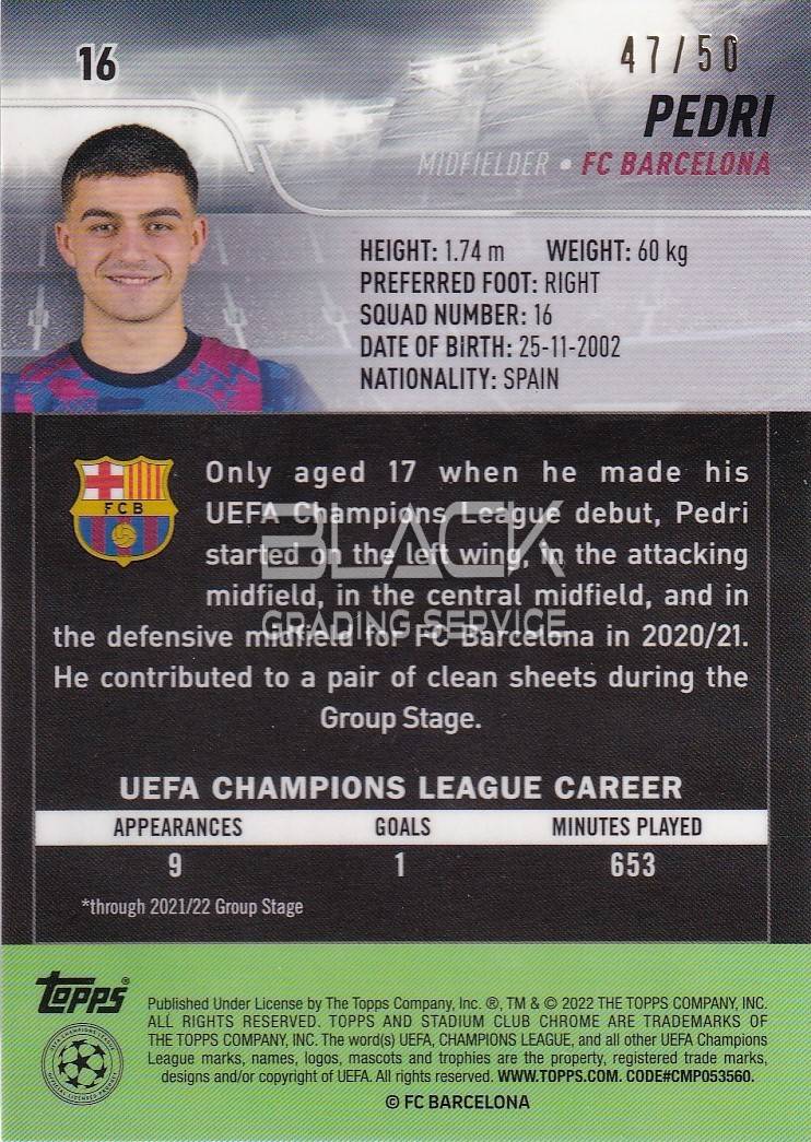Back - Topps UEFA CL Stadium Club Chrome