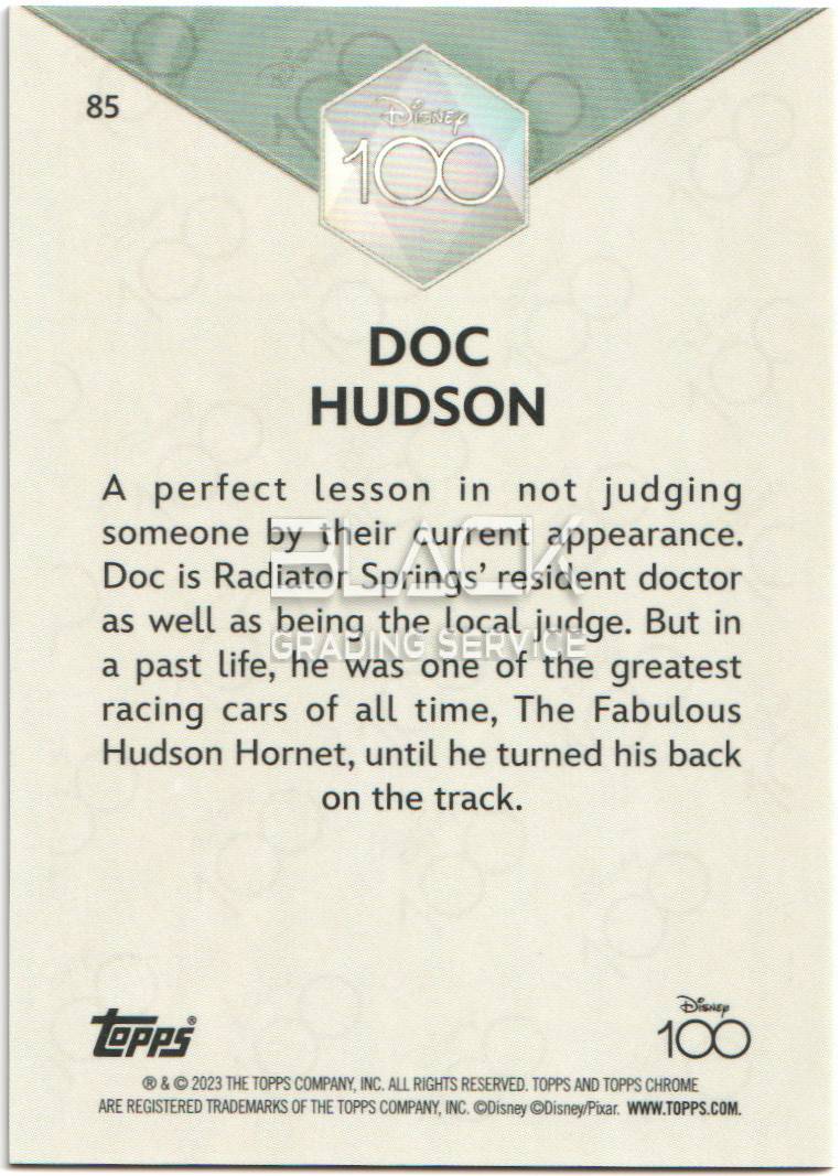 Back - Topps Chrome Disney 100