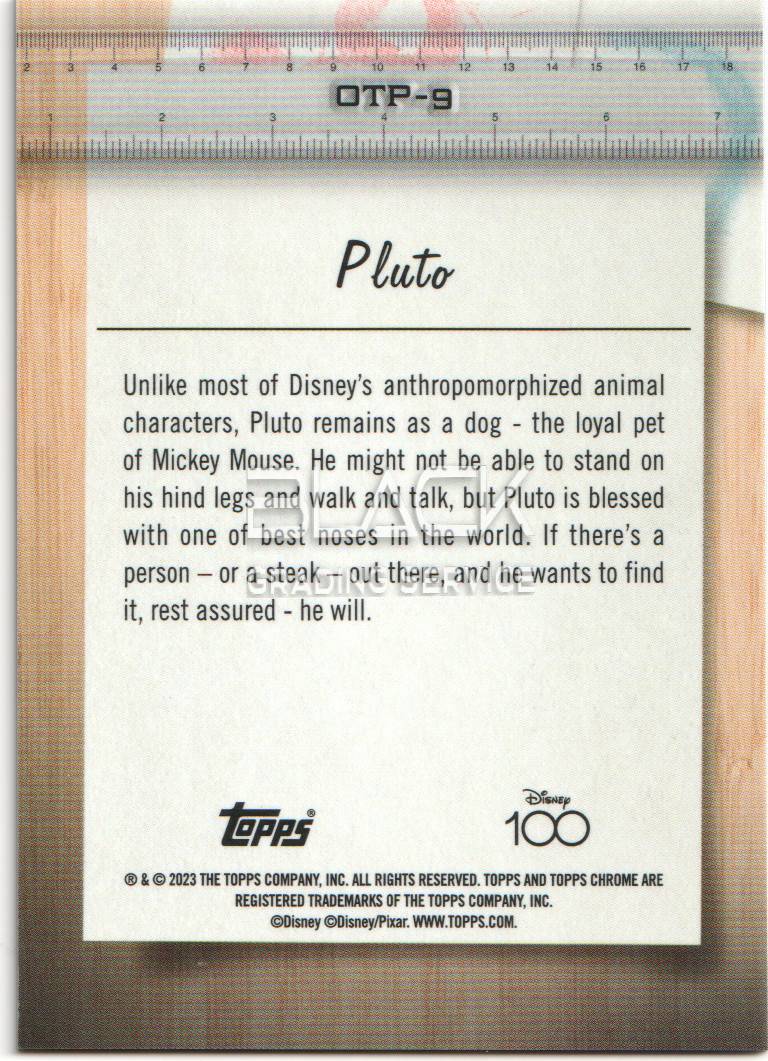 Back - Topps Chrome Disney 100