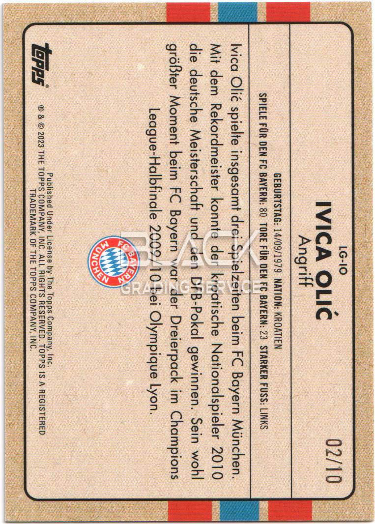 Back - Topps FC Bayern Team Set