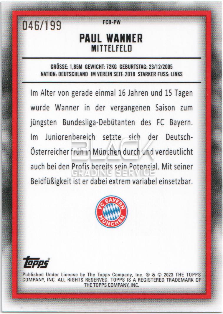 Back - Topps FC Bayern Team Set