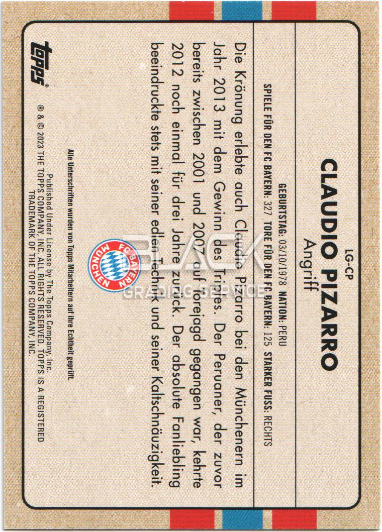 Back - Topps FC Bayern Team Set