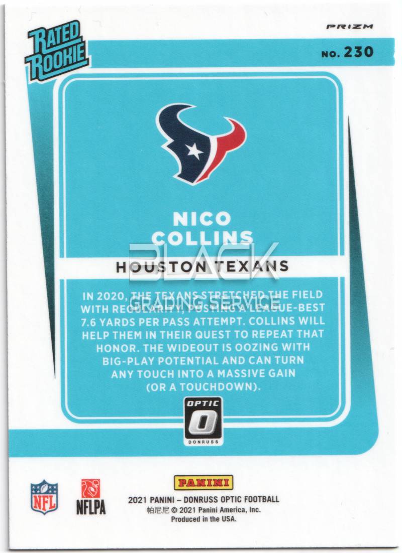 Back - Panini Donruss Optic 