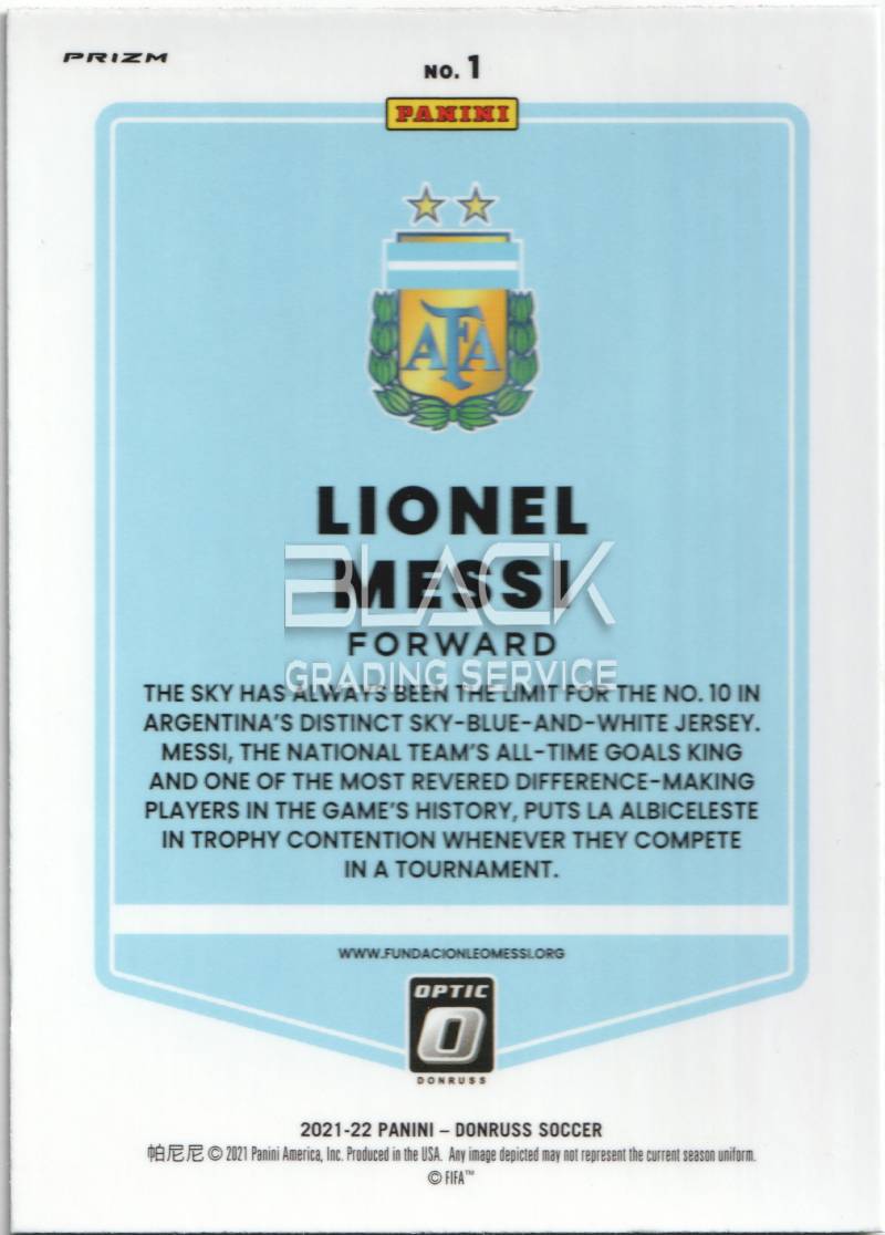 Back - Panini Donruss Optic