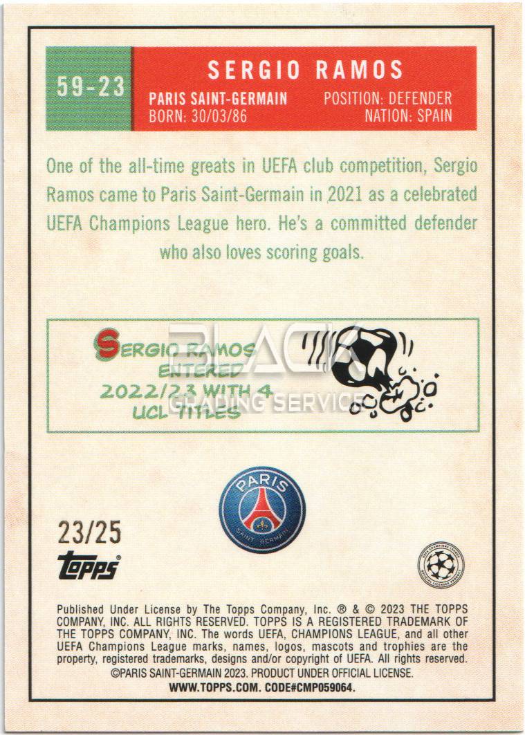 Back - Topps UCC 1959 Topps