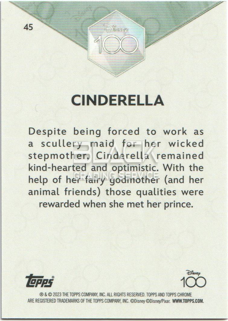 Back - Topps Chrome Disney 100