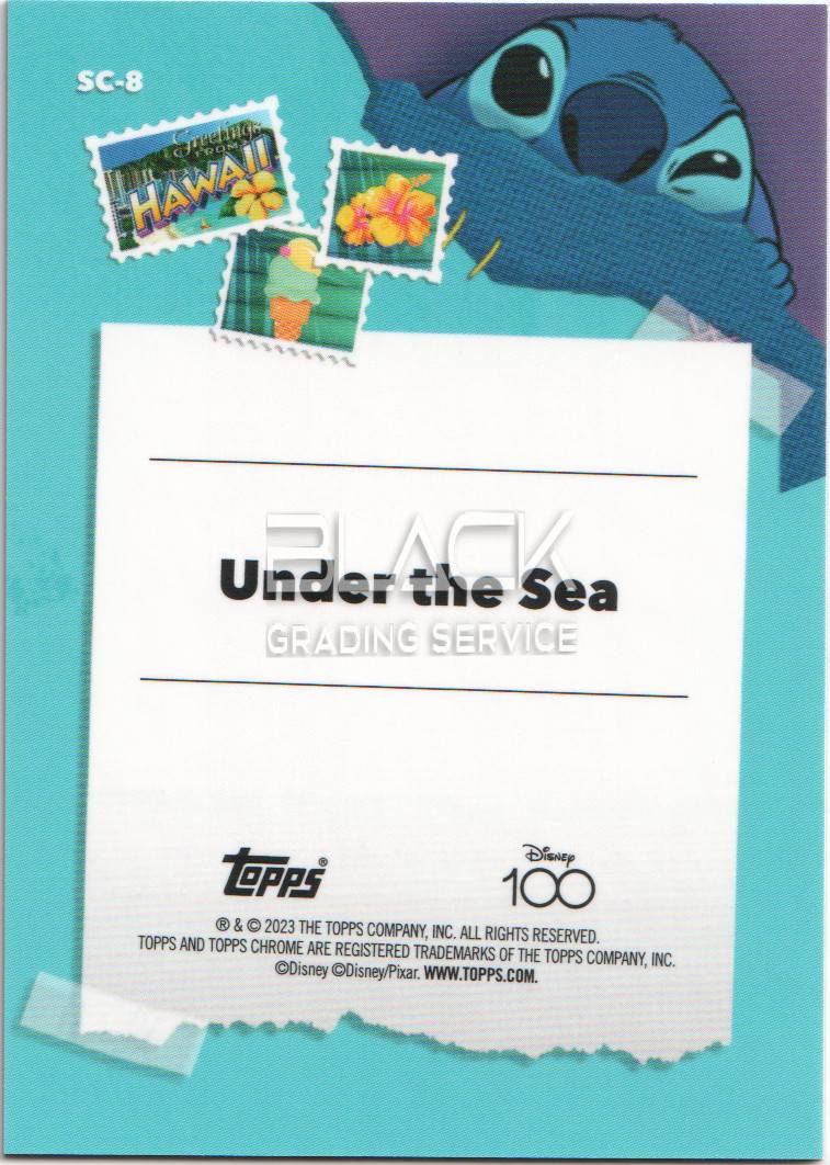 Back - Topps Chrome Disney 100