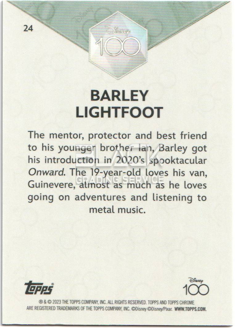 Back - Topps Chrome Disney 100