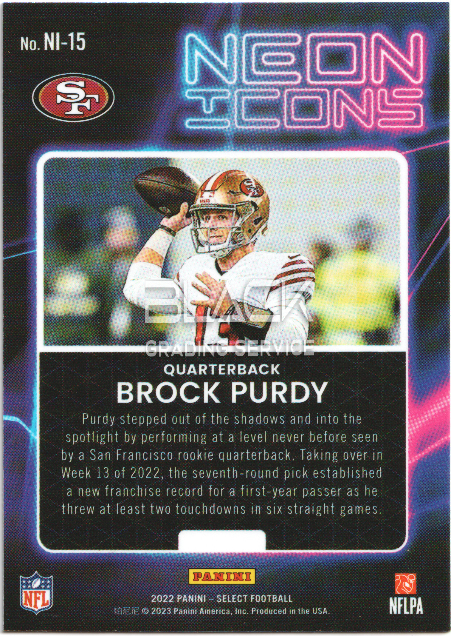 Back - Panini Select Neon Icons