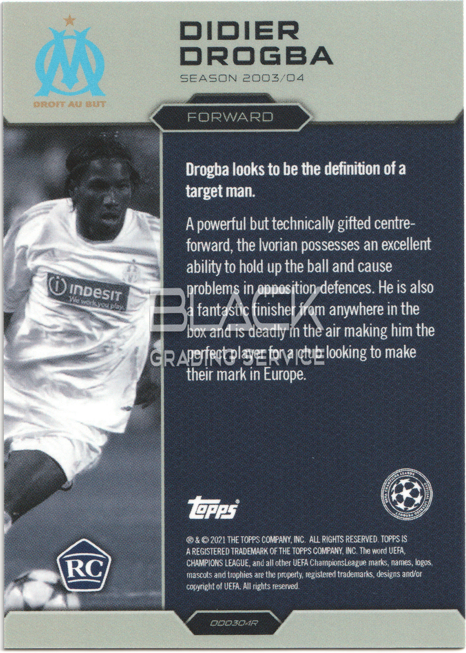 Back - Topps The Lost Rookie Cards