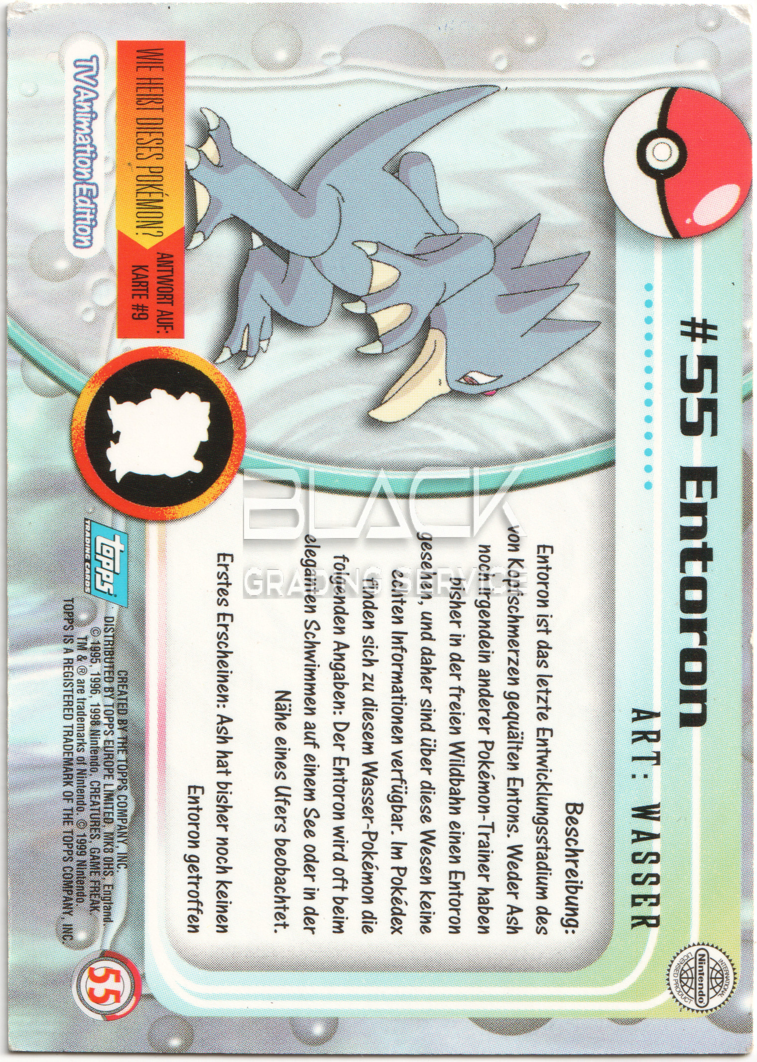 Back - Topps Pokemon TV Animation Edition