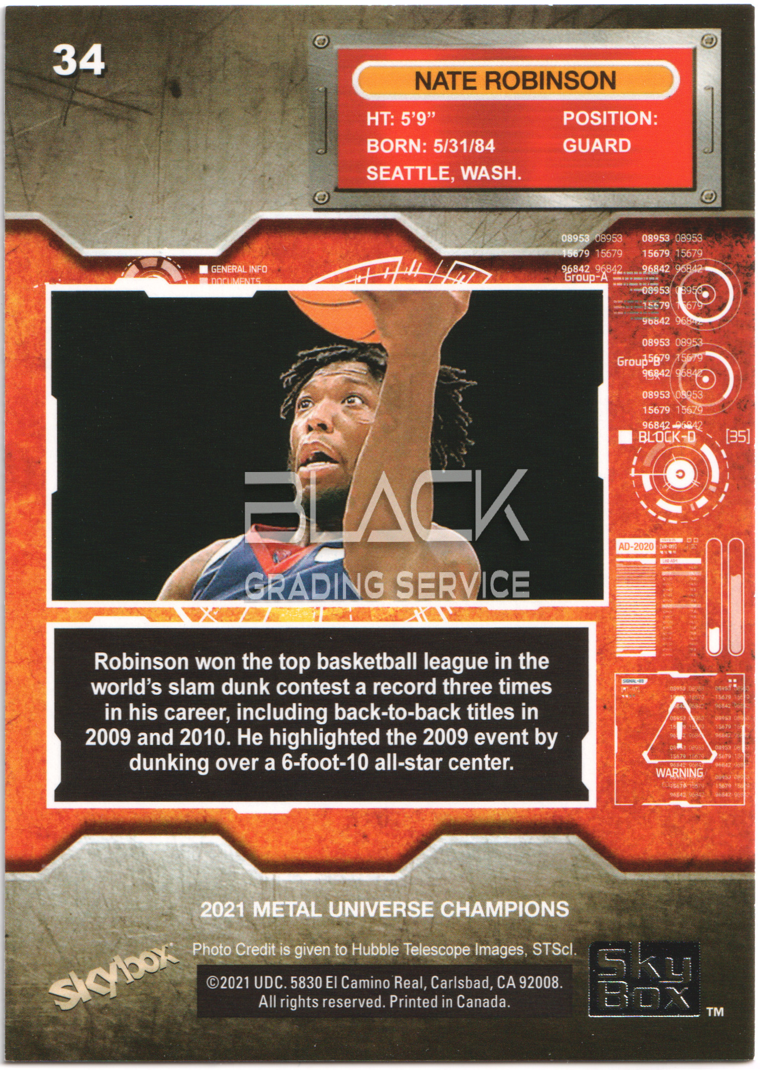 Back - Skybox Metal Universe Champions 