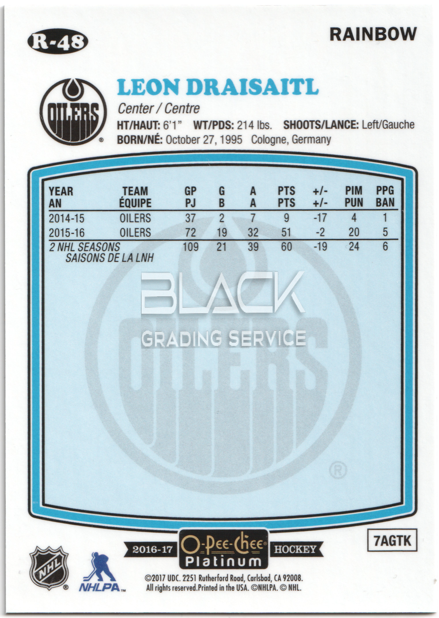 Back - O-PEE-CHEE PLATINUM 