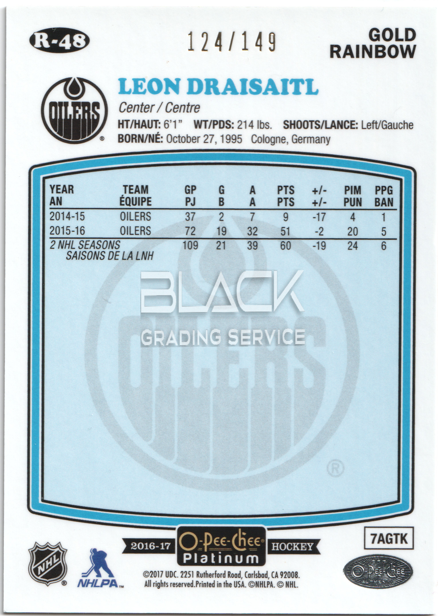 Back - O-PEE-CHEE PLATINUM 