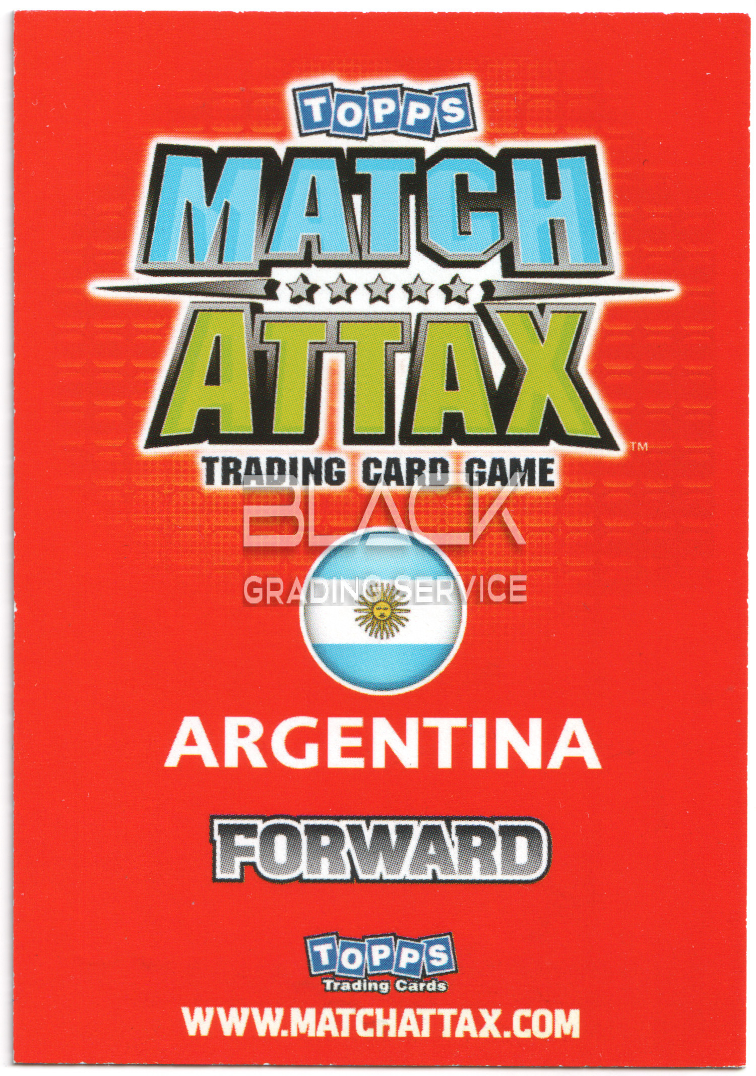 Back - Topps Match Attax World Cup UK