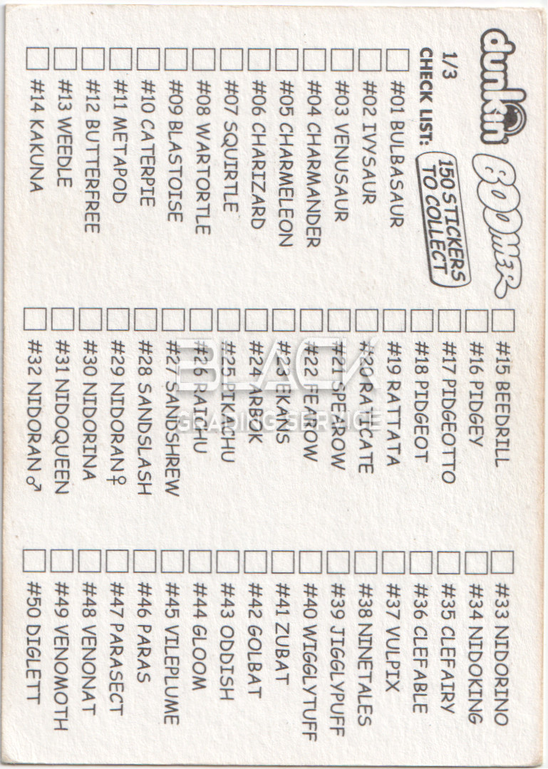 Back - Pokemon Dunkin Boomer Sticker