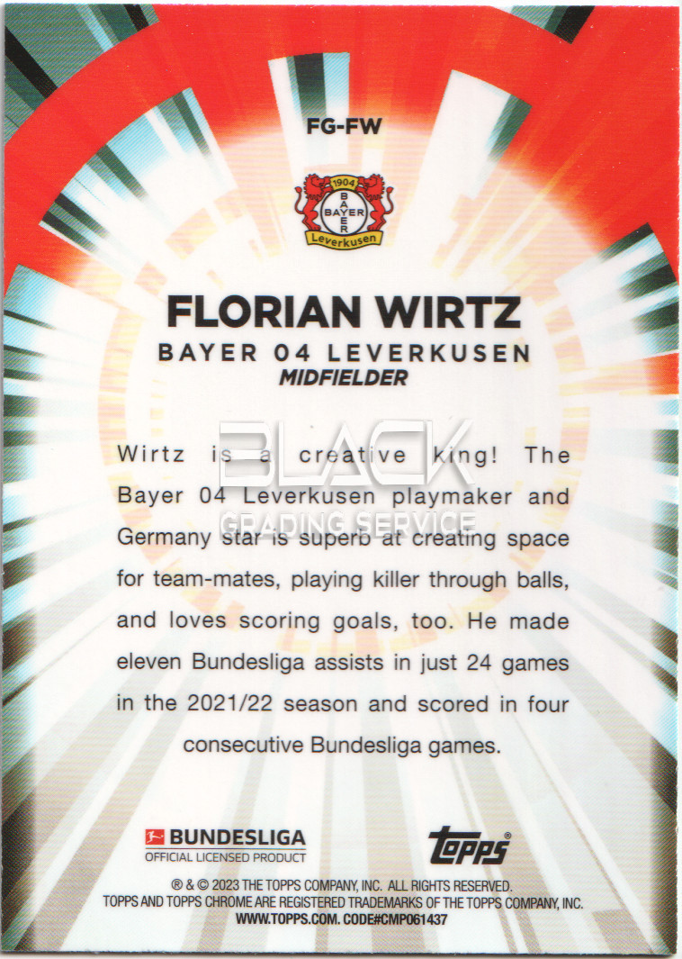 Back - Topps Chrome Bundesliga