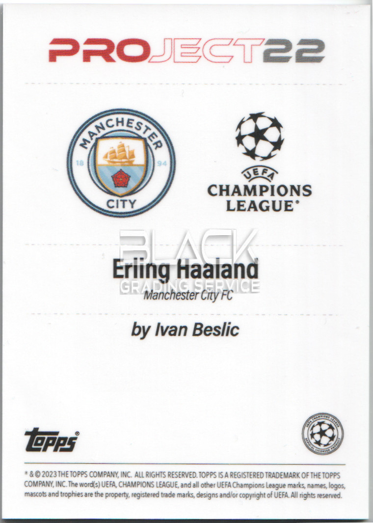 Back - Topps PROJECT22 BY IVAN BESLIC