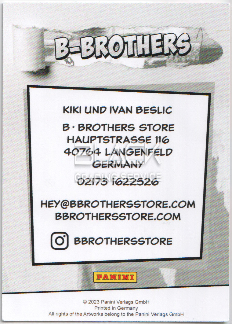 Back - Panini B-BROTHERS
