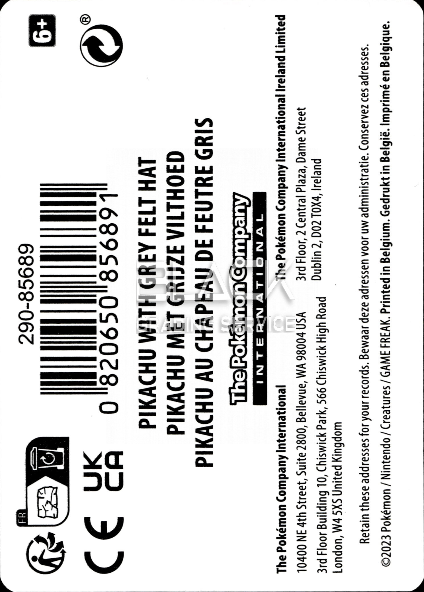 Back - Pokemon S&V EN 1853-1890 Self-Portrait with Grey Felt Hat