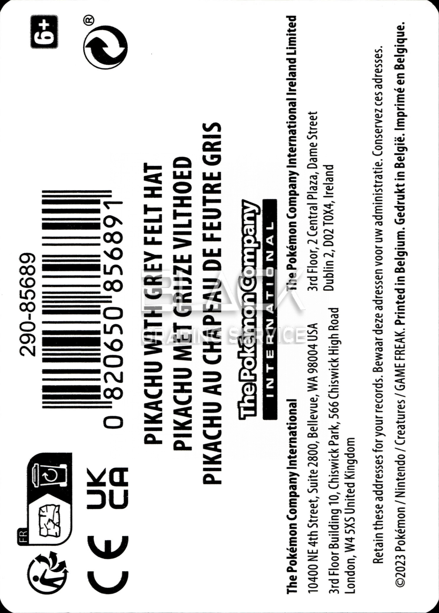 Back - Pokemon S&V EN 1853-1890 Self-Portrait with Grey Felt Hat