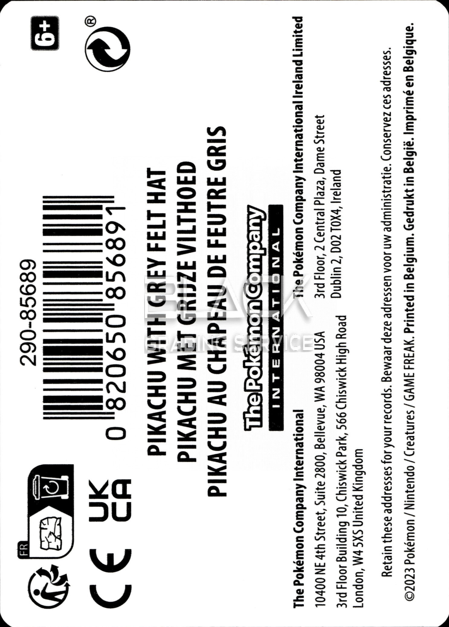 Back - Pokemon S&V EN 1853-1890 Self-Portrait with Grey Felt Hat