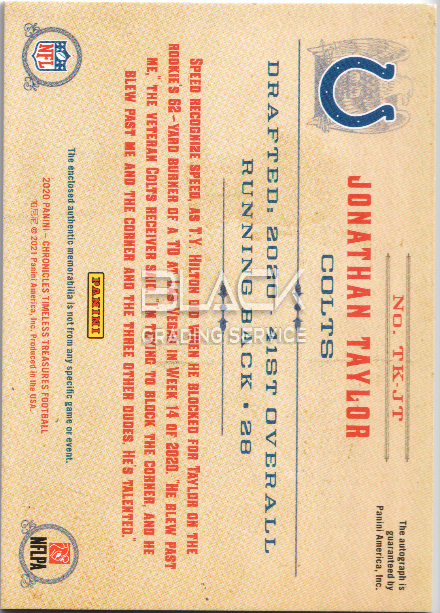 Back - Panini Chronicles Timeless Treasures