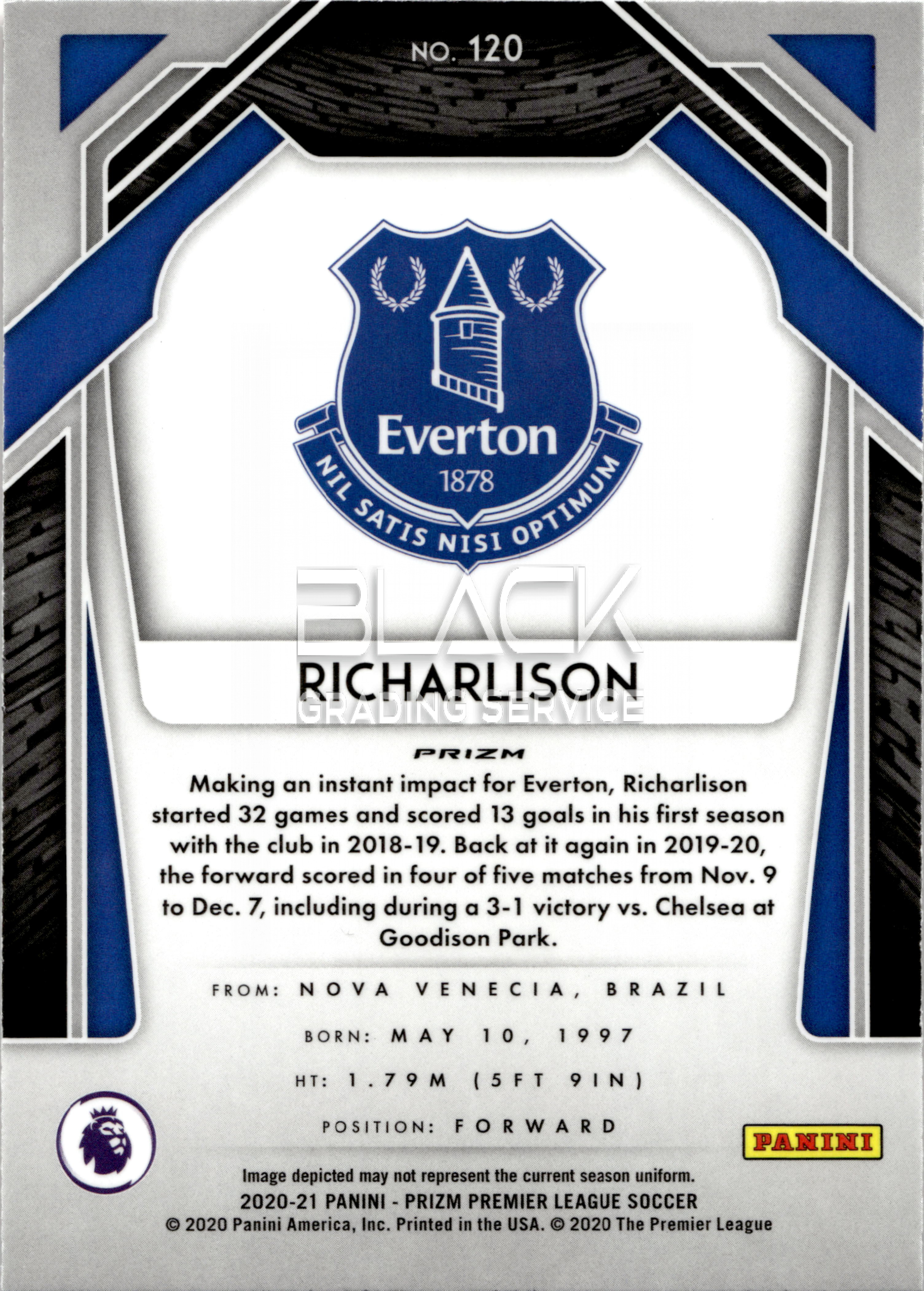 Back - Panini Prizm Premier League