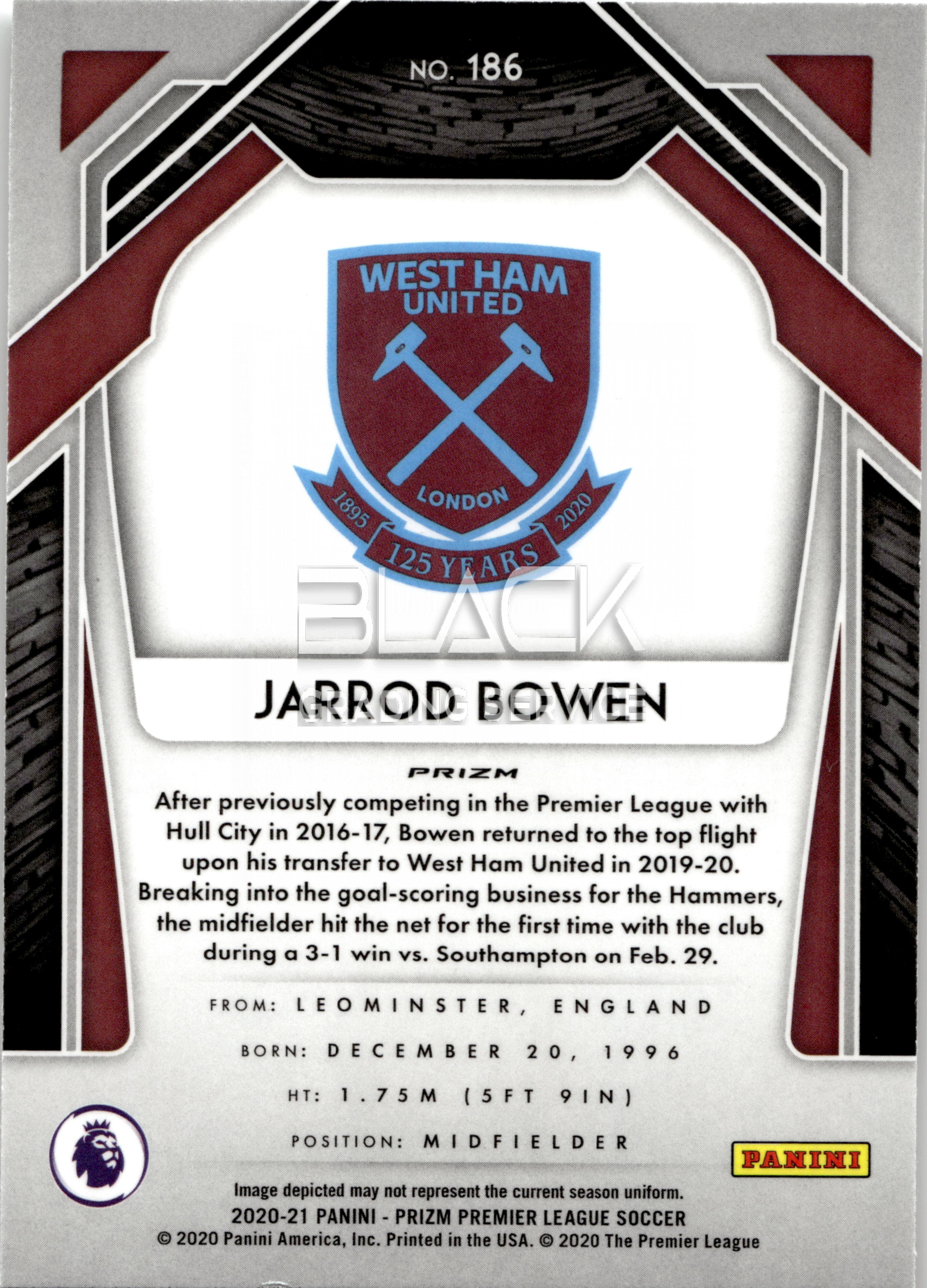 Back - Panini Prizm Premier League