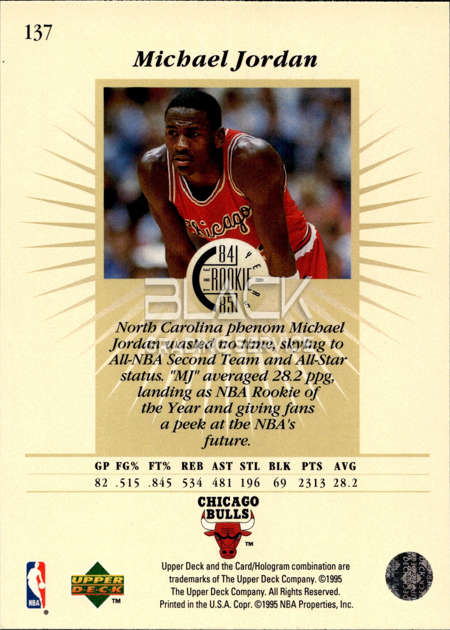 Back - Upper Deck The Rookie Years