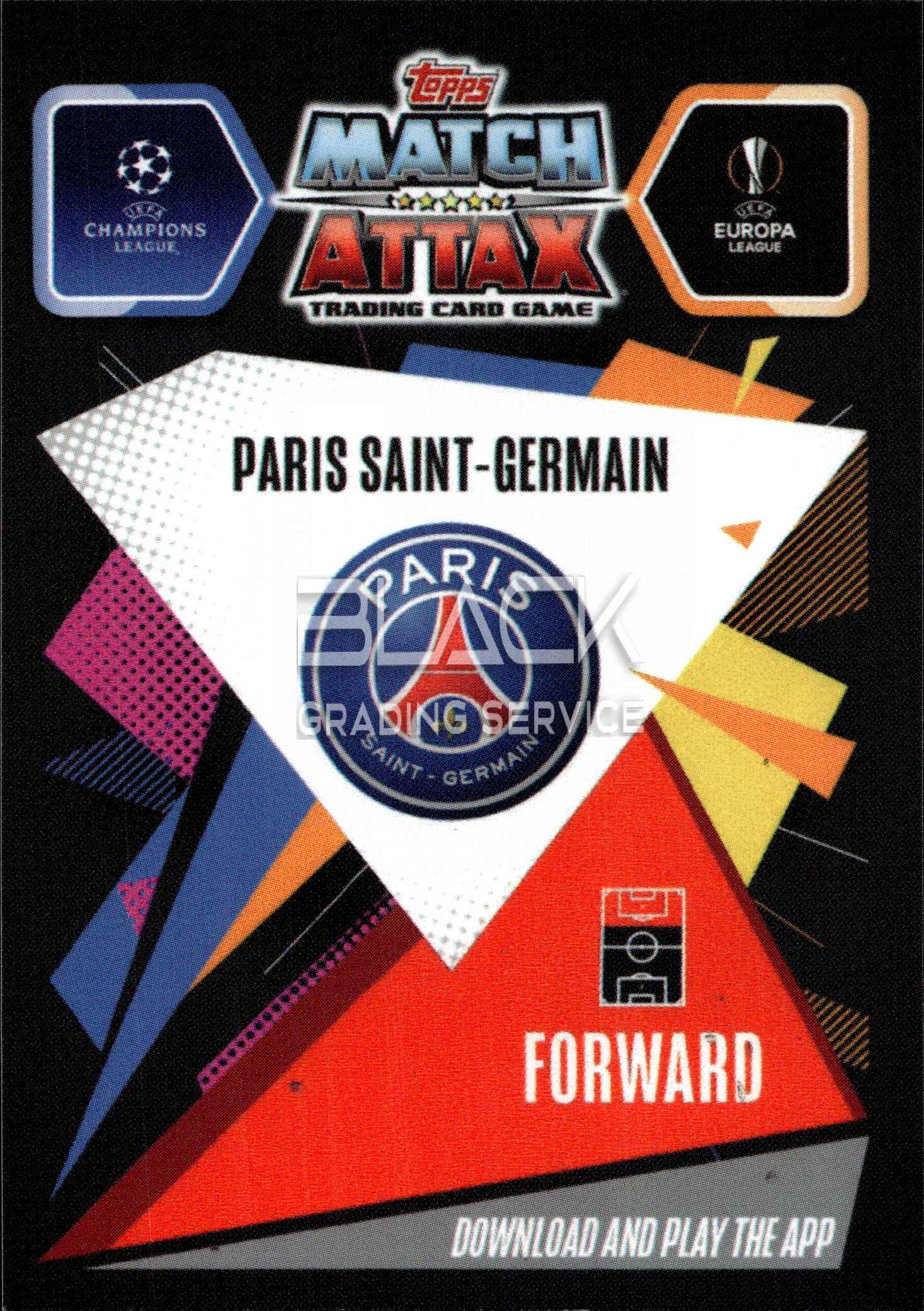 Back - Topps UCL Match Attax