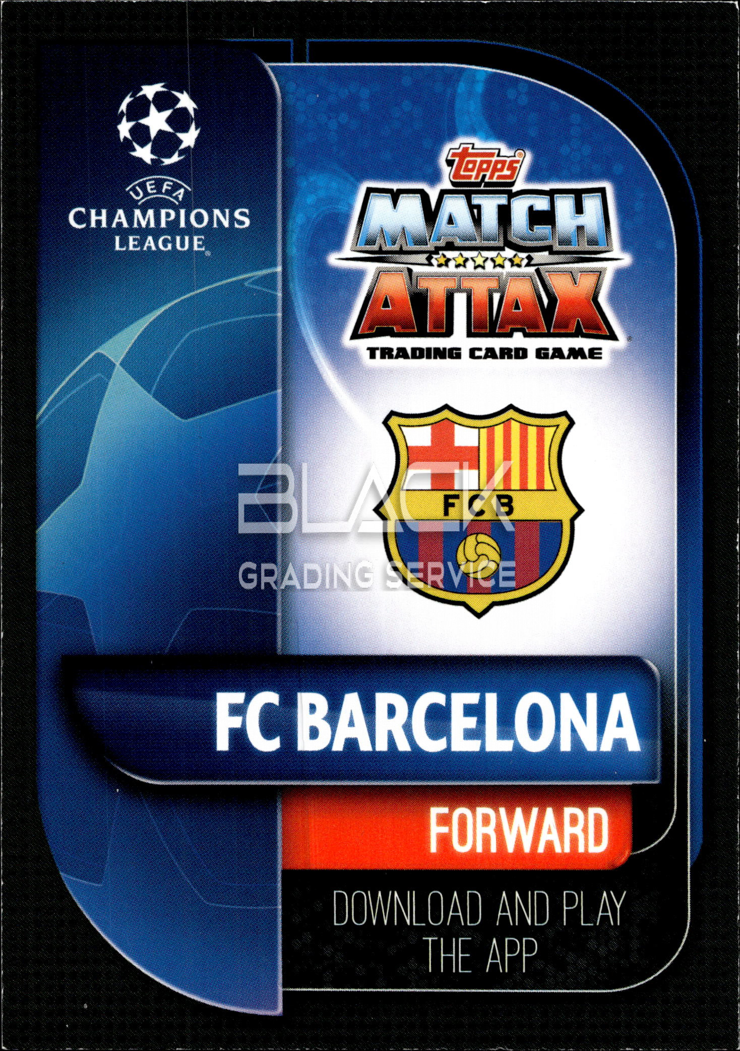 Back - Topps UCL Match Attax