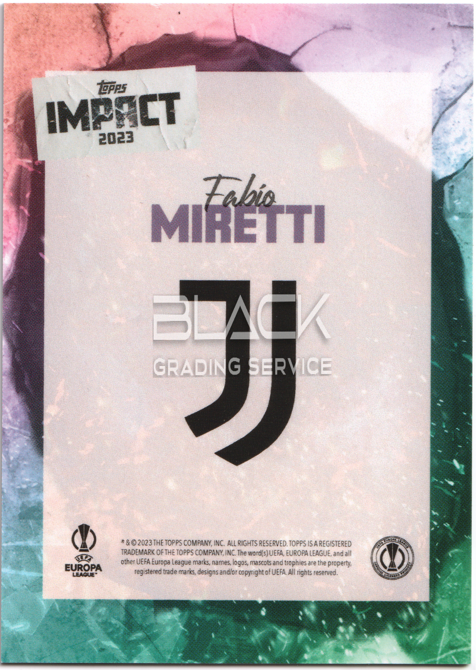 Back - Topps UCC Impact 