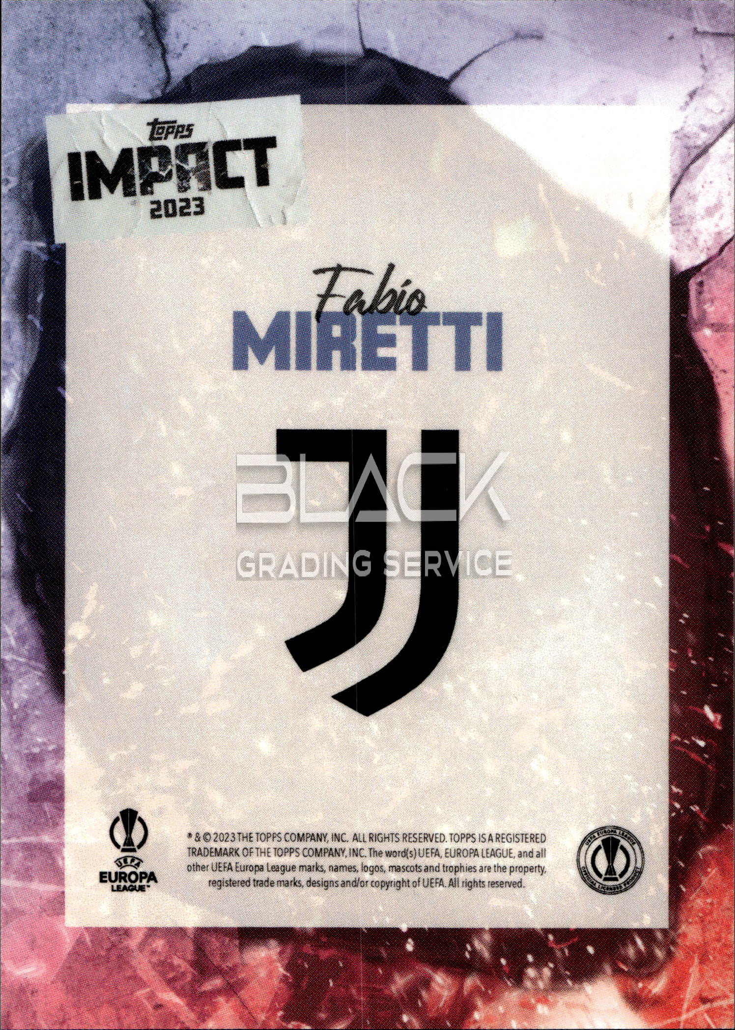 Back - Topps UCC Impact 