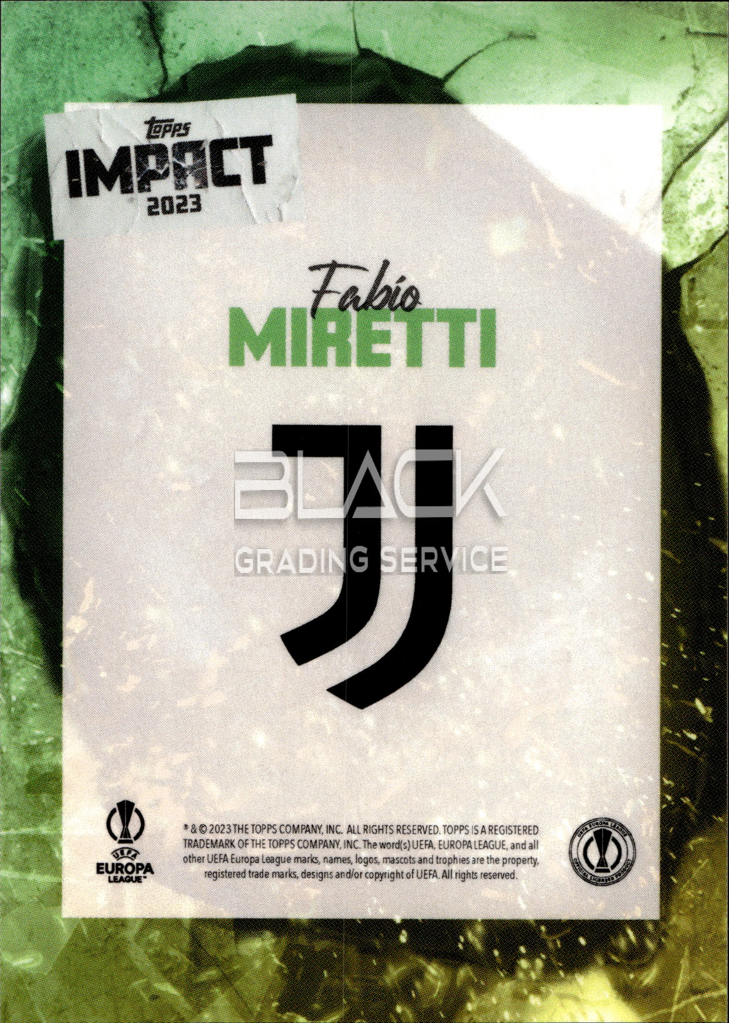 Back - Topps UCC Impact 